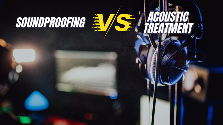 Soundproofing vs acoustic treatment